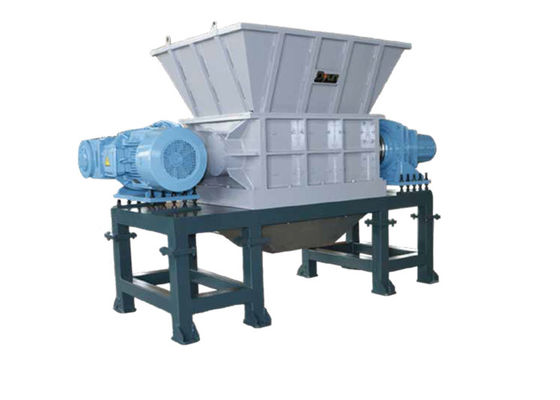 1000kg h 22kw Twee Schacht Plastic Recyclingsontvezelmachine