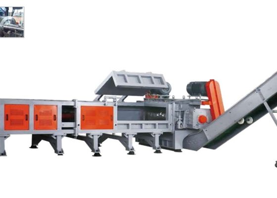 Lichte Enige het Afval van de Schachtontvezelmachine Plastic Recyclingsmachines