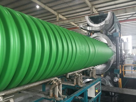 Verticale HDPE pp DWC Dubbele Muur Golfpijpmachine