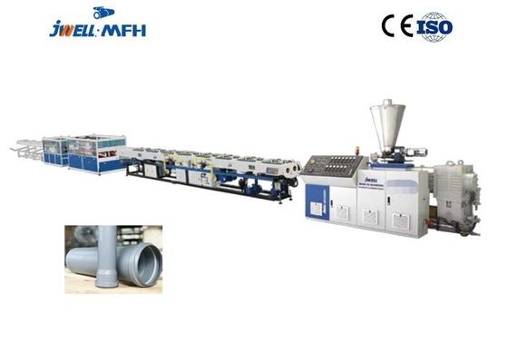 JWELL 110mm pvc-van de de Extruderpijp van de Pijp Tweelingschroef de Uitdrijvingsmachine