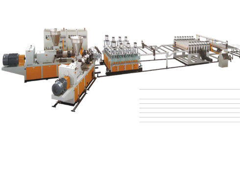 JWELL-pvc die Schuimende de Raadsdeur villen die van WPC de Lijn van de het Profieluitdrijving van Machinepvc maken