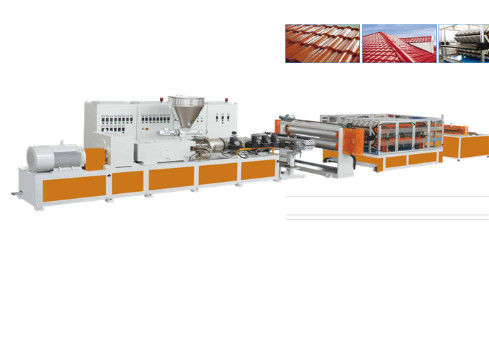 JWELL-van de de Harstegel van pvc ASA PMMA de Synthetische Machine van de het Profieluitdrijving van pvc