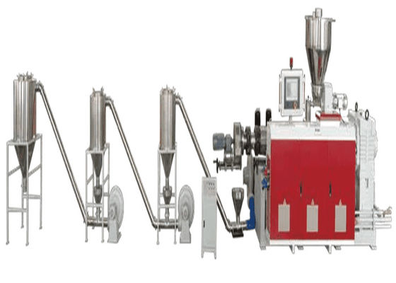 JWELL-Afval de Plastic Machine van de de Schroefgranulator van pvc van de Recyclingsmachine Tegen Kegel Tweeling
