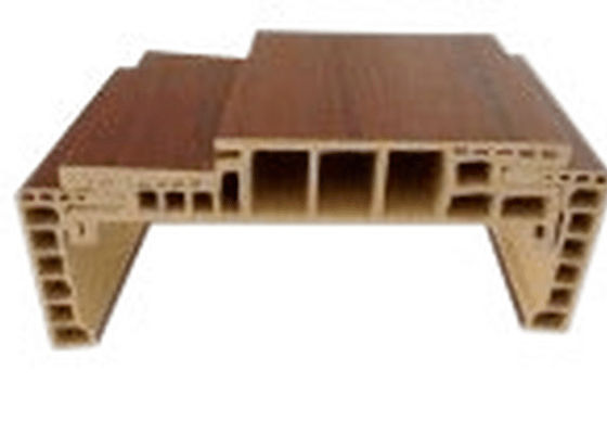 de Raads Houten pp PE van 37kw Wpc Plastic Deur die Machine maken