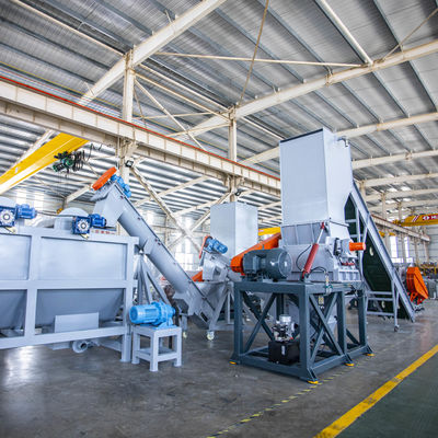 JWELL-het HUISDIERENflessen die van Ce 2000kg/H Wasmachine met het Blazen Inzameling verpletteren