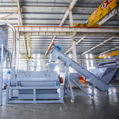 JWELL-het HUISDIERENflessen die van Ce 2000kg/H Wasmachine met het Blazen Inzameling verpletteren
