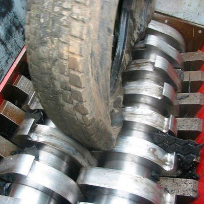 JWELL-Afval Plastic Recyclingsmachine Twee Schacht Plastic Ontvezelmachine