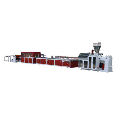 Van de Schroefwpc pvc van JWELL de Dubbele van de het Profieluitdrijving Deur die van het de Machineraamkozijn Machine maken