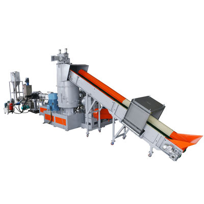 LLDPE-HDPE OPP Film die Drie Machine Geïntegreerde Granulator recycleren