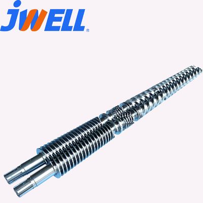 Vat van de de Schroef Parallelle Schroef van de extruder het Enige Schroef Tweeling Kegel