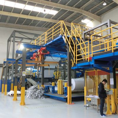 6000 8000MM HDPE Waterdichte Bladproductielijn
